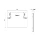 VINCEA Зеркало LED VLM-3VN900 900х700 c сенсорным выключателем и диммером VLM-3VN900 - фото 374389