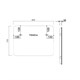 VINCEA Зеркало LED VLM-3VC900B 900х700 c сенсорным выключателем и диммером VLM-3VC900B - фото 374628