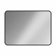 VINCEA Зеркало LED VLM-3VC100B 1000х800 c сенсорным выключателем и диммером VLM-3VC100B - фото 374631