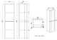 VINCEA Шкаф Caprise VSC-4CA150MG-L подвесной, левый, 1500*404*350, серый матовый VSC-4CA150MG-L - фото 374697