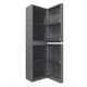 VINCEA Шкаф Caprise VSC-4CA150MLG-L подвесной, левый, 1500*404*350, светло-серый матовый VSC-4CA150MLG-L - фото 374699