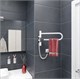 VINCEA Полотенцесушитель электрический VTD-1P1WE 39x25, белый, таймер VTD-1P1WE - фото 374824
