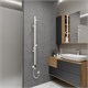 VINCEA Полотенцесушитель электрический VTD-1DWE 15х140, белый, таймер VTD-1DWE - фото 374830