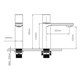 VINCEA Смеситель для раковины Vogue VBF-4V3CH, хром VBF-4V3CH - фото 375094