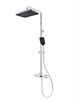 VINCEA Душевая стойка Core VSFS-4CO1CH с изливом, хром VSFS-4CO1CH - фото 375130