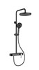 VINCEA Душевая стойка VSFS-402MB, черный матовый VSFS-402MB - фото 375176