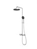 VINCEA Душевая стойка Rim VSFS-2RM1CH с изливом, хром VSFS-2RM1CH - фото 375185
