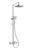 VINCEA Душевая стойка Rondo VSFS-1R1CH с изливом, хром VSFS-1R1CH - фото 375202