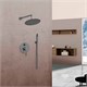 VINCEA Душевой комплект Desire VSFW-1D1GM, встраиваемый, 2 режима, вороненая сталь VSFW-1D1GM - фото 375291