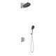 VINCEA Душевой комплект Inspire VSFW-3I22MT5CH встраиваемый, термостат, двухрежимный, хром VSFW-3I22MT5CH - фото 375565