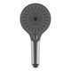 VINCEA Душевой комплект Inspire VSFW-3I21MT1GM встраиваемый, термостат, двухрежимный, вороненая сталь VSFW-3I21MT1GM - фото 375810