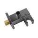 VINCEA Душевой комплект VSFW-321MT1GM встраиваемый, термостат, двухрежимный, вороненая сталь VSFW-321MT1GM - фото 376030