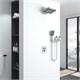 VINCEA Душевой комплект Inspire VSFW-3I21MT4RCH встраиваемый, термостатический, двухрежимный, хром VSFW-3I21MT4RCH - фото 376149