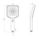 VINCEA Душевой комплект Inspire VSFW-3I21MT4RGM встраиваемый, термостат, двухрежимный, вороненая сталь VSFW-3I21MT4RGM - фото 376192