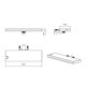 VINCEA Душевой комплект Inspire VSFW-3I22MT3RGM встраиваемый, термостат, двухрежимный, вороненая сталь VSFW-3I22MT3RGM - фото 376627