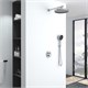 VINCEA Душевой комплект Inspire VSFW-3I22MT2CH встраиваемый, термостатический, двухрежимный, хром VSFW-3I22MT2CH - фото 376698