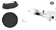 VINCEA Верхний душ Inspire VSHD-3I3CMB, черный VSHD-3I3CMB - фото 377647