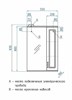 STYLE LINE Зеркальный шкаф Олеандр-2 55/С, белый ЛС-00000049