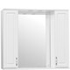 STYLE LINE Зеркальный шкаф Олеандр-2 90/С, белый ЛС-00000242