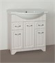 STYLE LINE Тумба с раковиной Style Line Олеандр-2 75 (2ящ.) под умывальник Байкал 75, рельеф пастель ЛС-00000200