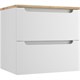 STYLE LINE Тумба подвесная "Бали 60" 2 ящика со столешницей БЕЛЫЙ СОФТ ЛС-00002337