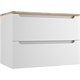 STYLE LINE Тумба подвесная "Бали 80" 2 ящика со столешницей БЕЛЫЙ СОФТ ЛС-00002339
