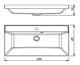 STYLE LINE Раковина для мебели ASTI 1000x450 кварц, серый шелк (отдельно не продается) СС-00002479 - фото 379016