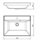 STYLE LINE Раковина для мебели ASTI 600x450 кварц, антрацит (отдельно не продается) СС-00002470 - фото 379028