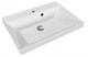 STYLE LINE Раковина для мебели ASTI 600x450 кварц, жасмин (отдельно не продается) СС-00002468 - фото 379029