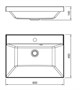 STYLE LINE Раковина для мебели ASTI 600x450 кварц, жасмин (отдельно не продается) СС-00002468 - фото 379030