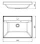 STYLE LINE Раковина для мебели ASTI 600x450 кварц, серый шелк (отдельно не продается) СС-00002469 - фото 379032