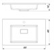 STYLE LINE Раковина для мебели LINE 800*480 кварц, серый шелк (отдельно не продается) СС-00002461 - фото 379082