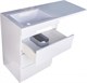 STYLE LINE El Fante Dallas El Fante Тумба под раковину напольная "Даллас 120" (3 ящ.) Люкс белая, PLUS СС-00002272