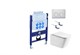 SET AQUATEK ЛИБРА T-TDI002 рама Standard INS-0000018+унитаз AQ1505T-00 с тонким сиденьем soft-close+крепление KKI-0000002 +кнопка TDI-0000002 SET AQUATEK ЛИБРА T-TDI002