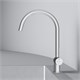 AM.PM Func Смеситель для кухни с С-изливом, сатин F8F07011
