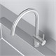AM.PM Func Смеситель для кухни с С-изливом, сатин F8F07011
