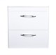 STYLE LINE El Fante Kara El Fante Тумба подвесная "Каре 60" (2 ящ.) Люкс белая, PLUS СС-00002268