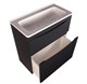 STYLE LINE El Fante Bergamo El Fante Тумба напольная "Бергамо мини 70" (2 ящ.) Люкс антискрейтч черный, PLUS СС-00002311
