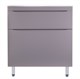 STYLE LINE El Fante Bergamo El Fante Тумба напольная "Бергамо мини 80" (2 ящ.) Люкс антискрейтч серый, PLUS СС-00002315