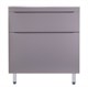 STYLE LINE El Fante Bergamo El Fante Тумба напольная "Бергамо мини 90" (2 ящ.) Люкс антискрейтч серый, PLUS СС-00002362