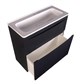 STYLE LINE El Fante Bergamo El Fante Тумба напольная "Бергамо мини 90" (2 ящ.) Люкс антискрейтч черный, PLUS СС-00002363