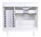 STYLE LINE El Fante Barcelona El Fante Тумба напольная "Барселона 90" левая (2 ящ.) с выкатной корзиной, Люкс белая, Plus СС-00002345