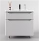 STYLE LINE El Fante Marella El Fante Тумба напольная "Марелла 80" (2 ящ.) Люкс антискрейтч белый матовый, PLUS СС-00002401