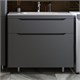 STYLE LINE El Fante Marella El Fante Тумба напольная "Марелла 90" (2 ящ.) Люкс антискрейтч серый, PLUS СС-00002418