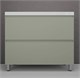 STYLE LINE Тумба напольная "Манхэттен 100" ЭМАЛЬ под ASTI 100 2 ящика PLUS олива ЛС-00002370