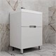 STYLE LINE Тумба напольная "Матис 60" под ASTI 60 (2 ящика), Белый матовый, ЭМАЛЬ ЛС-00002441