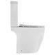 AZARIO Leo Tornado Flushing Унитаз-компакт 360х595х820 напольный, безободковый, слив "Торнадо", в комплекте с быстросъемным сиденьем микролифт (AZ-1253CT) AZ-1253CT