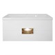 AZARIO Комплект ZENA Тумба 100/2 1000х450х585 подвесная, с раковиной CLASSIK 100, белый глянец, ручка золото (CS00097709) CS00097709