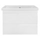 AZARIO Комплект Тумба Loranto KANTRI 80/2 800х460х650 подвесная, с раковиной Фостер 80, белый глянец (CS00097255) CS00097255