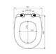 IDDIS Сиденье для унитаза soft close дюропласт 126 (ID 126 Dp Sc) ID 126 Dp Sc